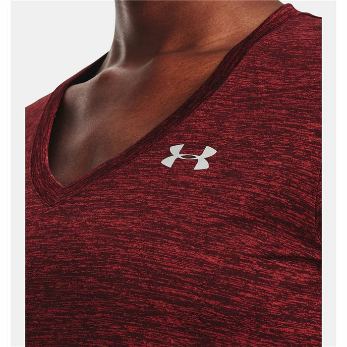 Tricou cu Mânecă Scurtă Femei Under Armour Roșu Închis