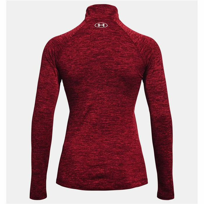 Hanorac fără Glugă Femei Under Armour Tech Twist Roșu Închis