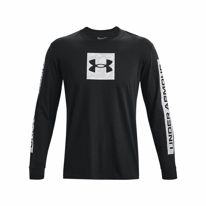 Cămașă cu Mânecă Lungă Bărbați Under Armour Camo Boxed Negru