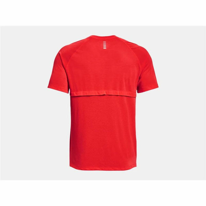 Tricou cu Mânecă Scurtă Bărbați Under Armour Streaker Roșu