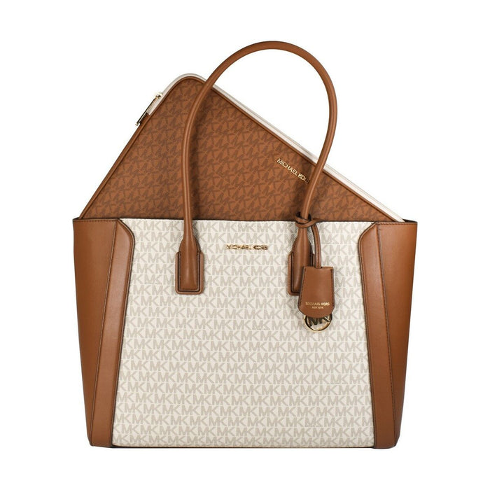 Geantă Damă Michael Kors 35S2G6KT9B-VANILLA Gri 38 x 30 x 14 cm