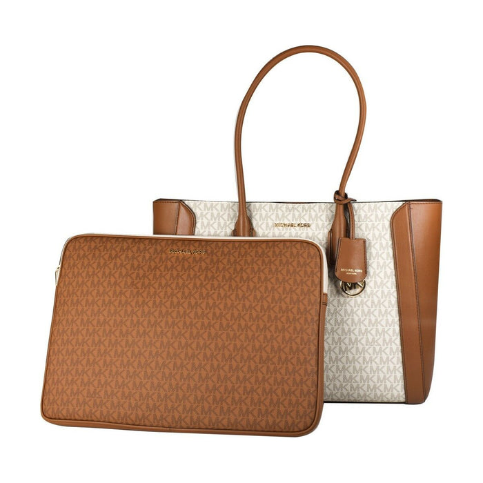 Geantă Damă Michael Kors 35S2G6KT9B-VANILLA Gri 38 x 30 x 14 cm