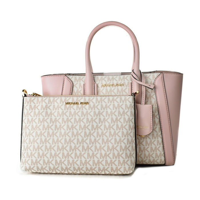 Geantă Damă Michael Kors 35F2G6KC5V-OPTWHT-RSGLD Roz 26 x 20 x 11 cm