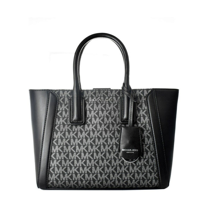 Geantă Damă Michael Kors 35F2S6KC5V-BLK-SILVER Negru 24 x 20 x 8 cm