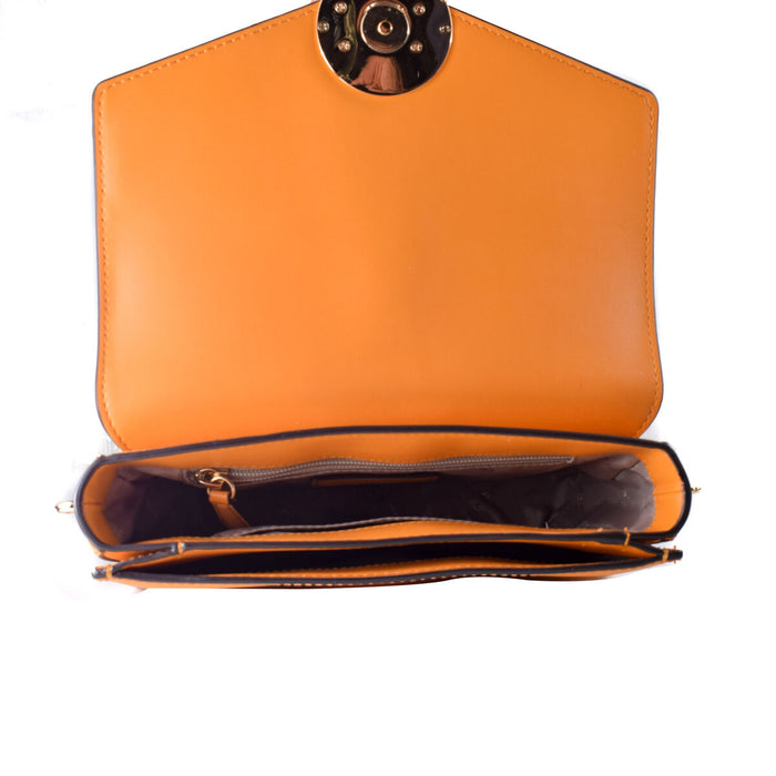 Geantă Damă Michael Kors 35S2GNML2L-HONEY-COMB Portocaliu 23 x 5 x 17 cm