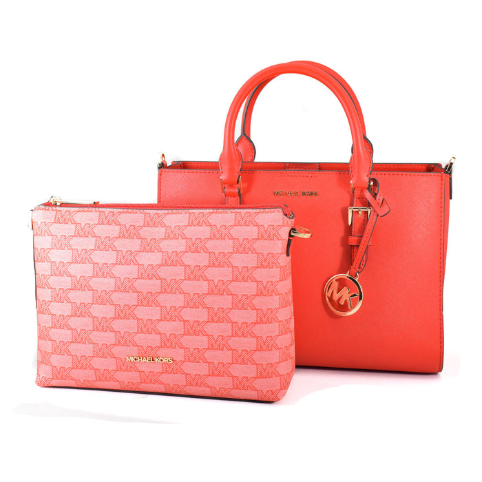 Geantă Damă Michael Kors CHARLOTE Roșu 30 x 20 x 12 cm