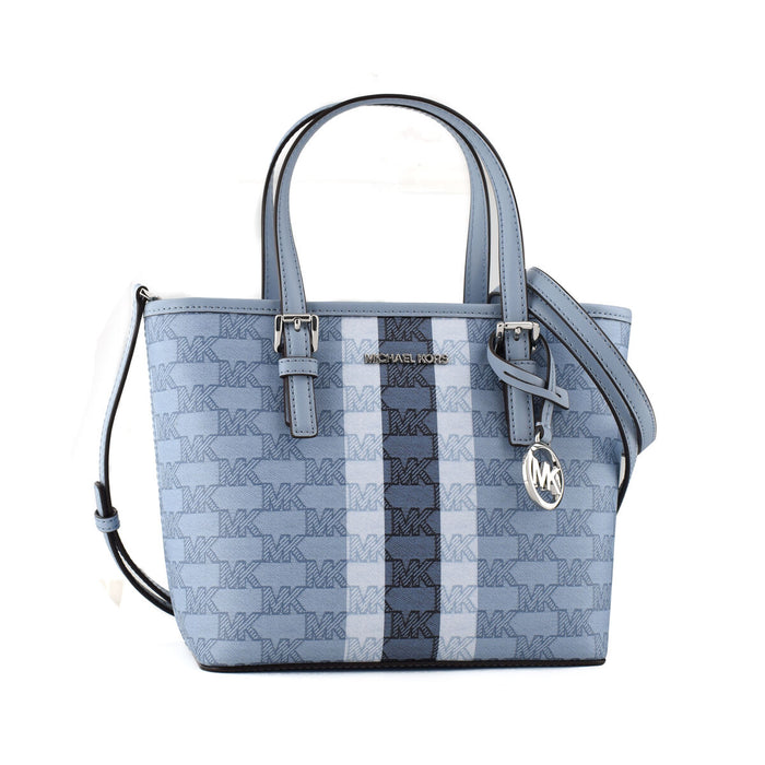 Geantă Damă Michael Kors 35F3STVT0I-PALE-BLUE Albastru 22 x 18 x 10 cm