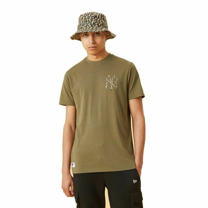 Tricou cu Mânecă Scurtă Bărbați  New York Yankees New Era 12893123 Galben