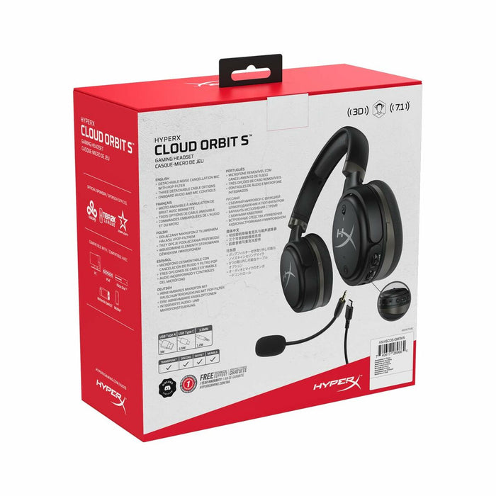 Căști cu Microfon Hyperx 4P5M2AA Negru