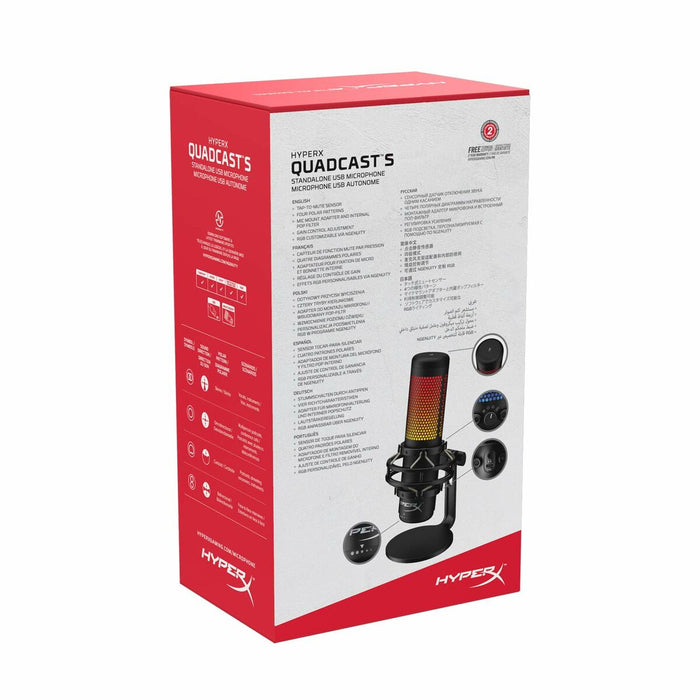 Microfon Hyperx Quadcast S Negru