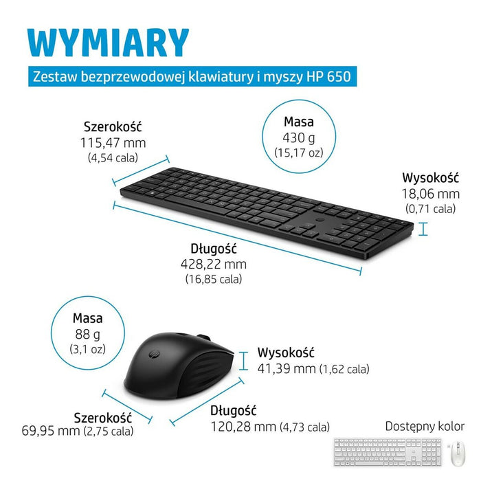 Tastatură și Mouse HP 4R013AA Negru Engleză Qwerty US