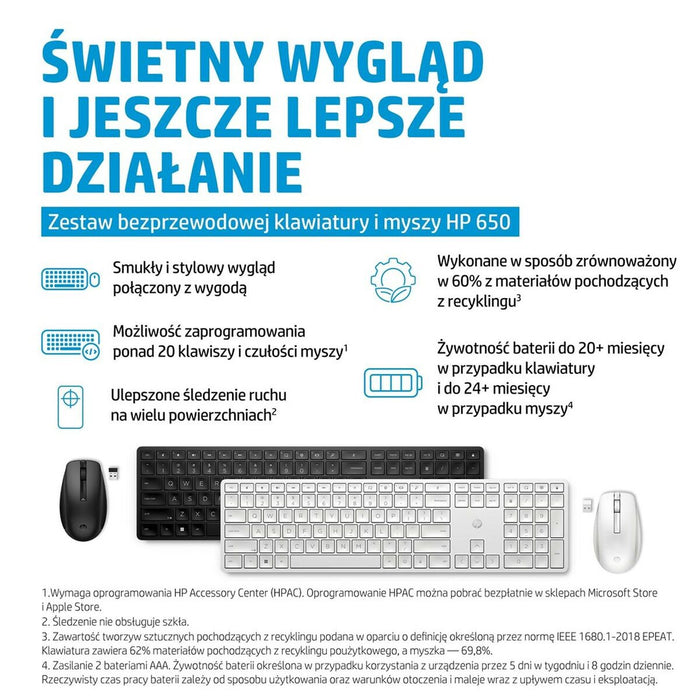 Tastatură și Mouse HP 4R013AA Negru Engleză Qwerty US