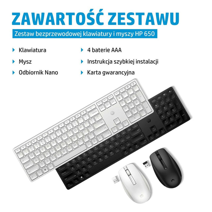 Tastatură și Mouse HP 4R013AA Negru Engleză Qwerty US
