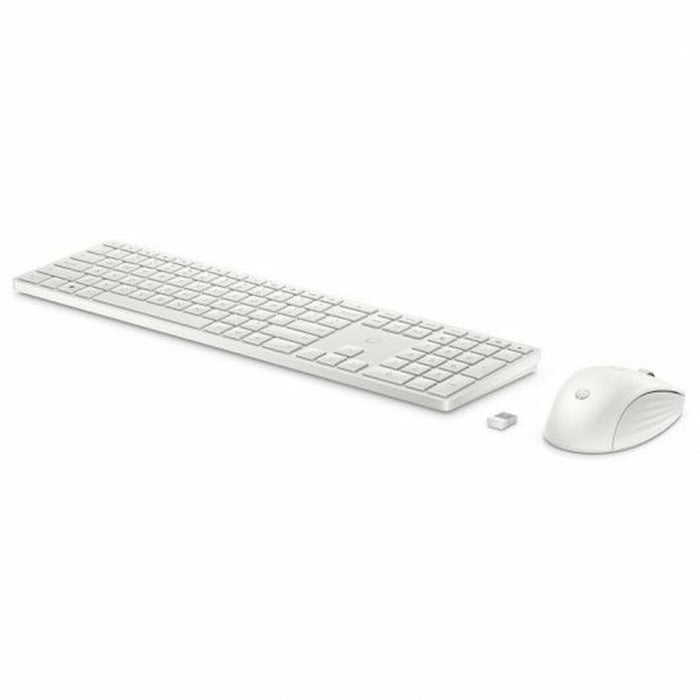 Tastatură și Mouse Fără Fir HP 650 Alb Qwerty Spaniolă