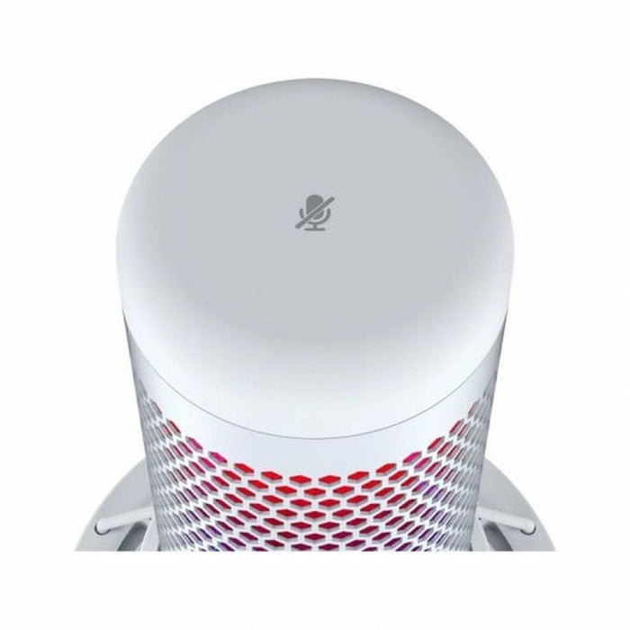 Microfon de Masă Hyperx Quadcast S Alb