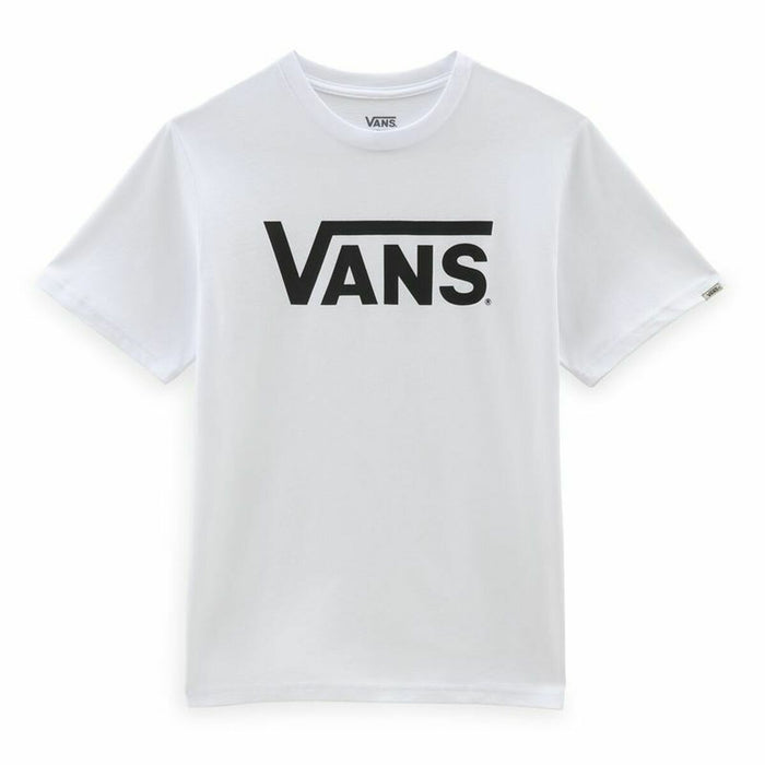 Tricou cu Mânecă Scurtă Copii Vans Classic Alb