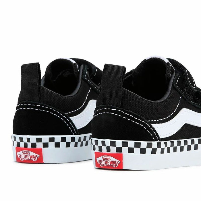 Adidași Casual Copii Vans Ward Checker Foxing Negru
