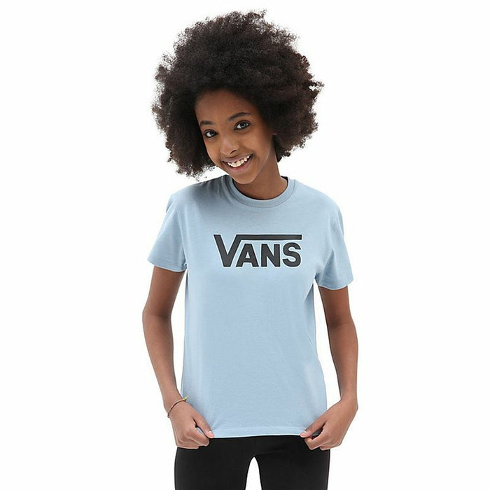 Tricou cu Mânecă Scurtă pentru Copii Vans Flying V Crew Albastru