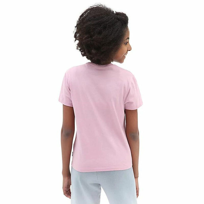 Tricou cu Mânecă Scurtă pentru Copii Vans Flying V Crew Roz