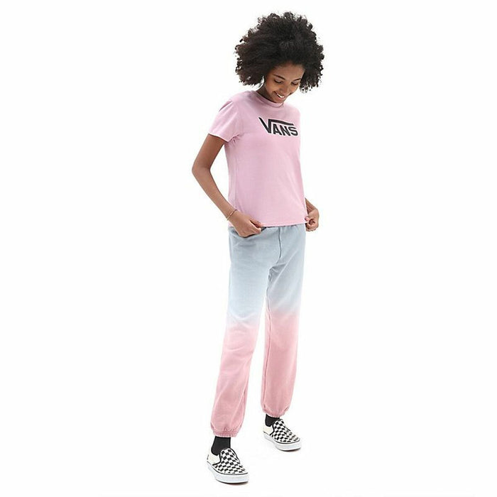 Tricou cu Mânecă Scurtă pentru Copii Vans Flying V Crew Roz