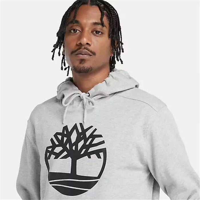 Hanorac cu Glugă Bărbați Timberland Kenn Tree Logo Gri deschis