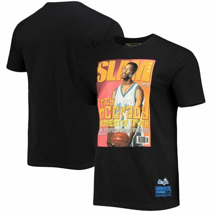 Tricou cu Mânecă Scurtă Bărbați Mitchell & Ness Orlando Magic McGrady Negru