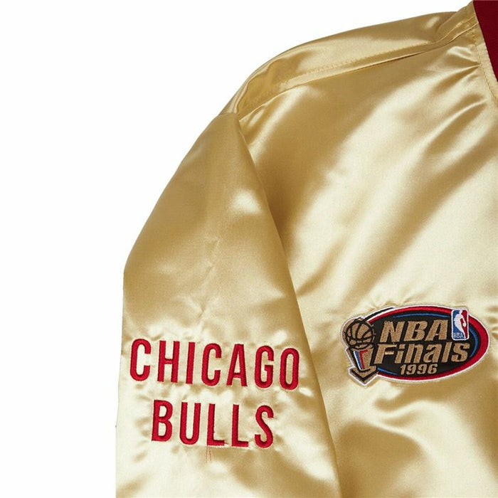 Jachetă Sport Unisex Mitchell & Ness Chicago Bulls Galben