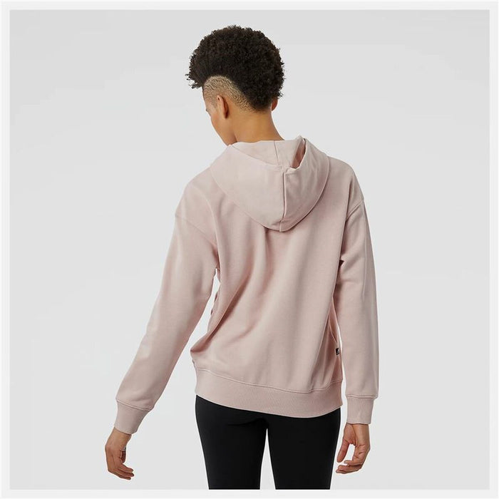 Hanorac cu Glugă Femei New Balance Essentials Candy Roz