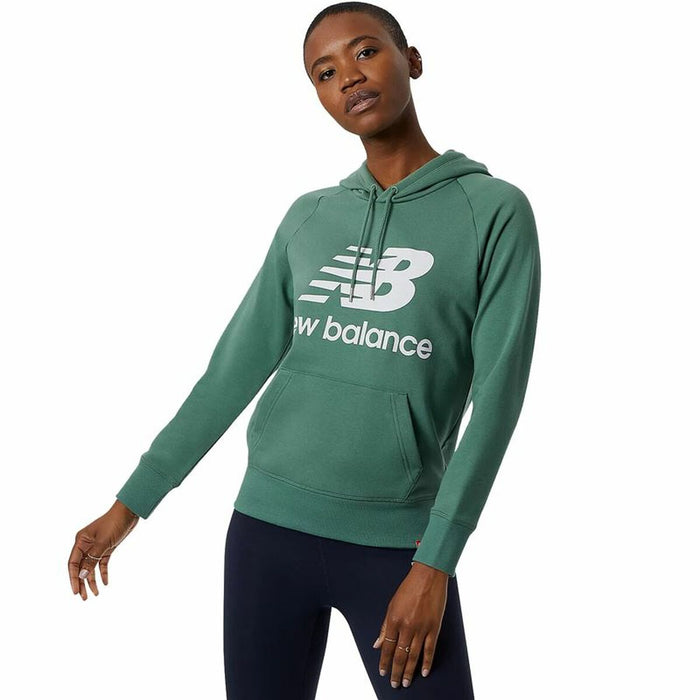 Hanorac cu Glugă Femei New Balance Verde