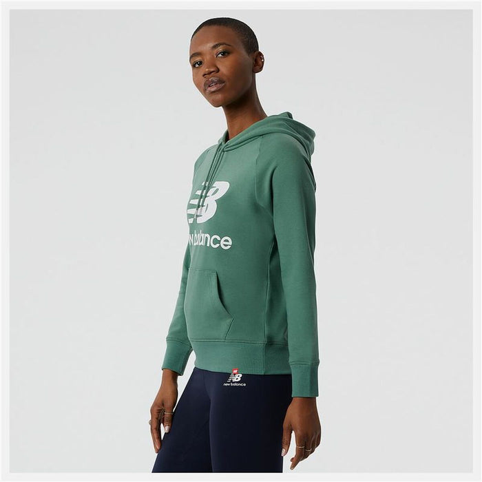 Hanorac cu Glugă Femei New Balance Verde