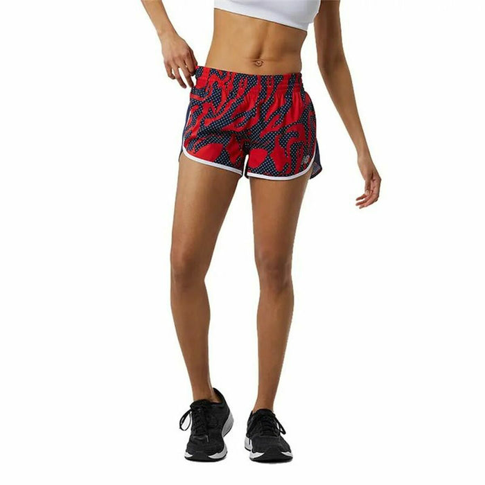 Pantaloni Scurți Sport pentru Bărbați New Balance Printed Accelerate Roșu