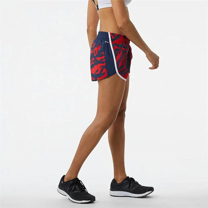 Pantaloni Scurți Sport pentru Bărbați New Balance Printed Accelerate Roșu
