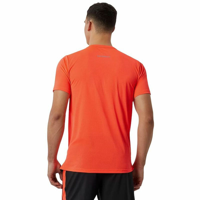 Tricou cu Mânecă Scurtă Bărbați New Balance Accelerate Portocaliu