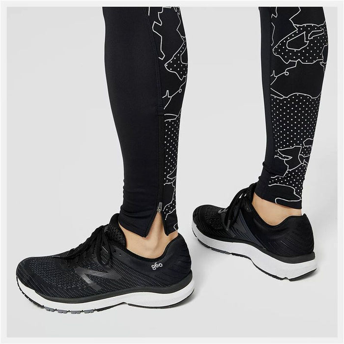 Colanți sport pentru bărbați New Balance Reflective Accelerate Negru