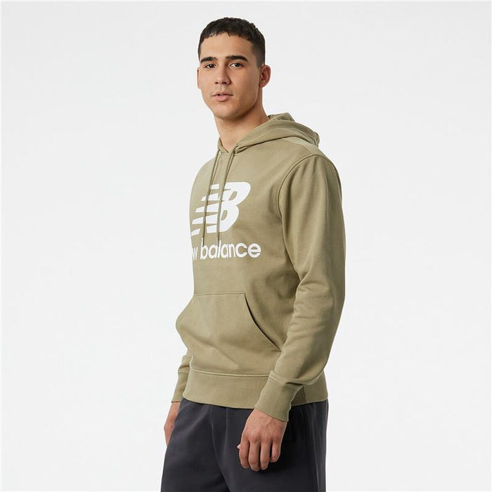 Hanorac cu Glugă Bărbați New Balance Essentials Maro Deschis