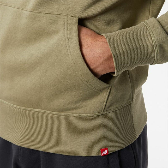 Hanorac cu Glugă Bărbați New Balance Essentials Maro Deschis