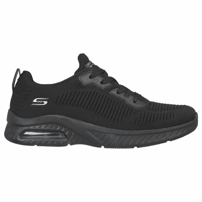 Încălțăminte mers sportiv pentru femei Skechers Squad Air - Close Negru