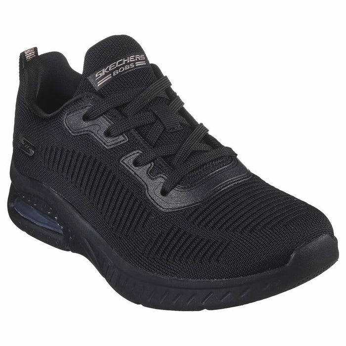 Încălțăminte mers sportiv pentru femei Skechers Squad Air - Close Negru