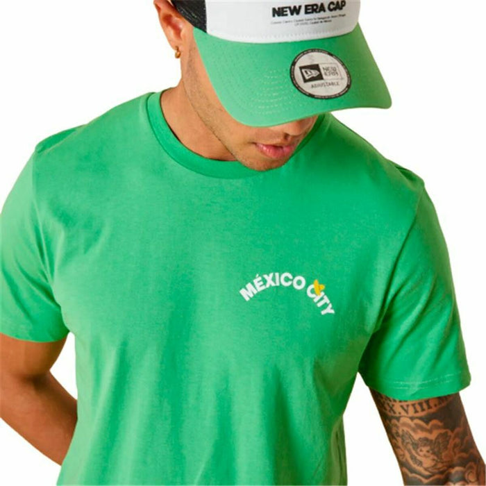 Tricou Sport cu Mânecă Scurtă New Era Tacos Food  Verde deschis