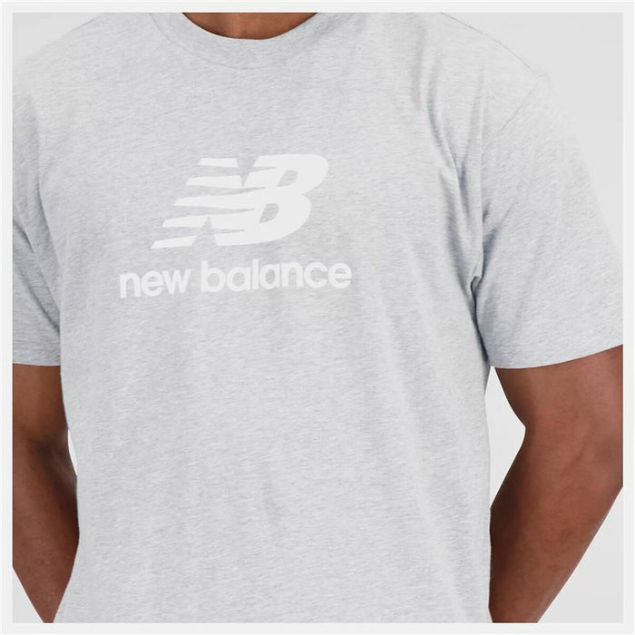 Tricou cu Mânecă Scurtă Bărbați New Balance Essentials Gri