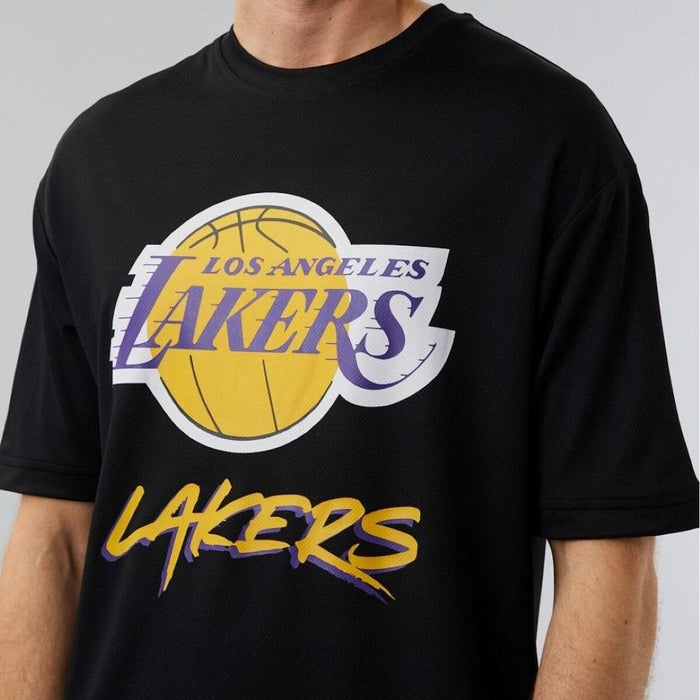 Tricou cu Mânecă Scurtă MESH TEE LOSLAK BLKTRP New Era 60284737 Negru