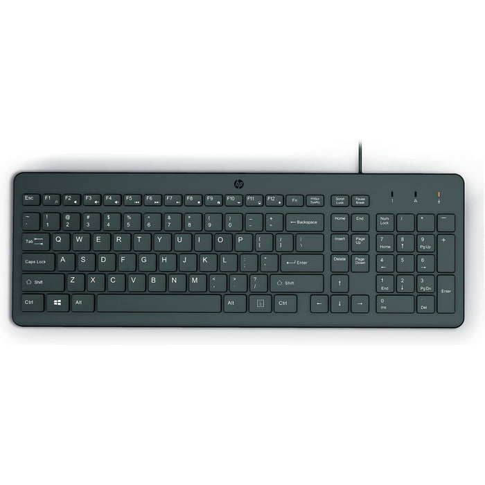 Tastatură HP 150 Qwerty Spaniolă Negru