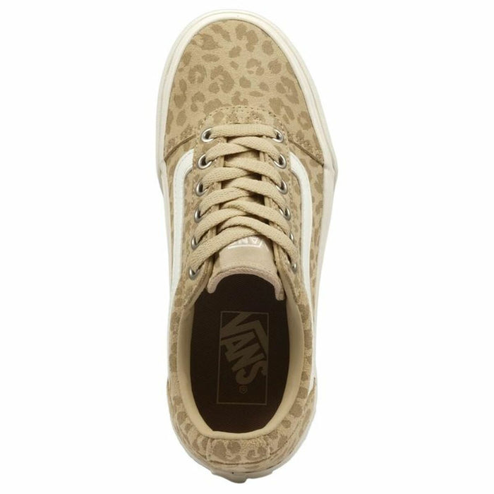 Adidași Casual de Damă Vans Ward Leopard Bej
