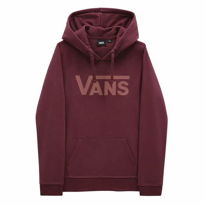 Hanorac cu Glugă Femei Vans V Logo Alb Maro
