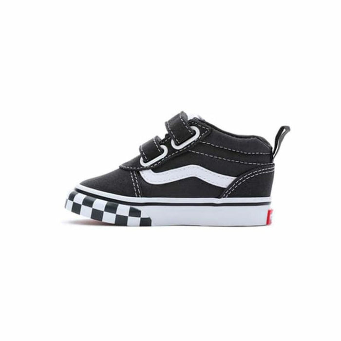 Adidași Casual Copii Vans Ward Mid V TD Check Bumper  Negru