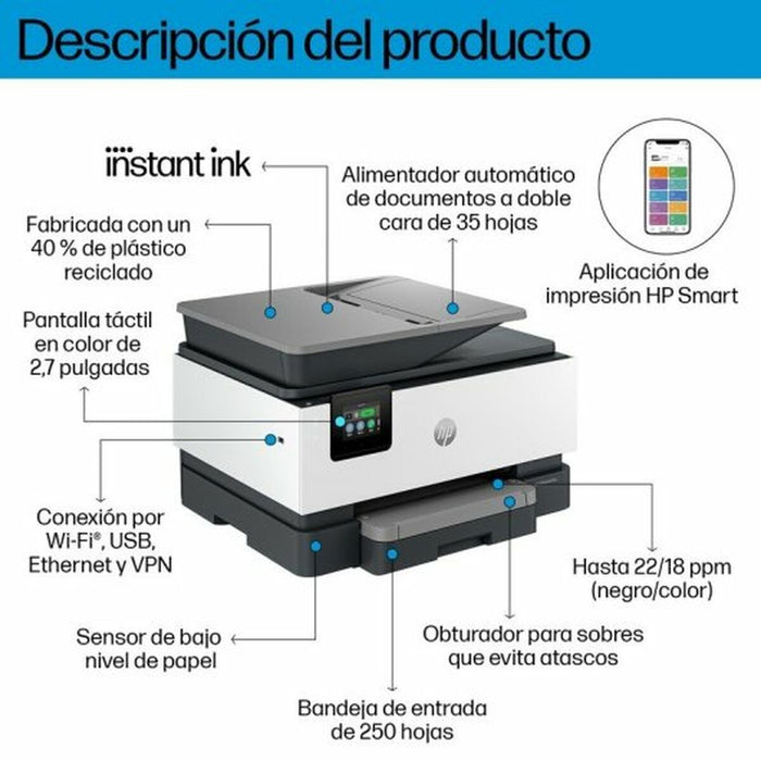 Imprimantă Multifuncțională HP OfficeJet Pro 8132e