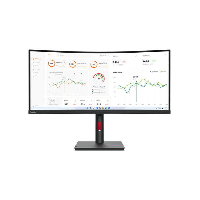 Monitor Lenovo ThinkVision T34W-30 34" Wide Quad HD