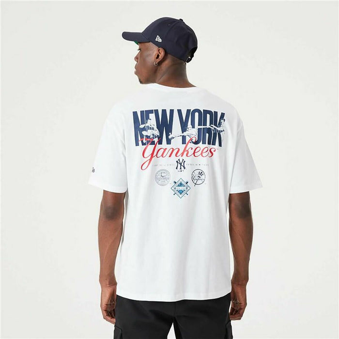 Tricou cu Mânecă Scurtă Bărbați New Era MLB New York Yankees