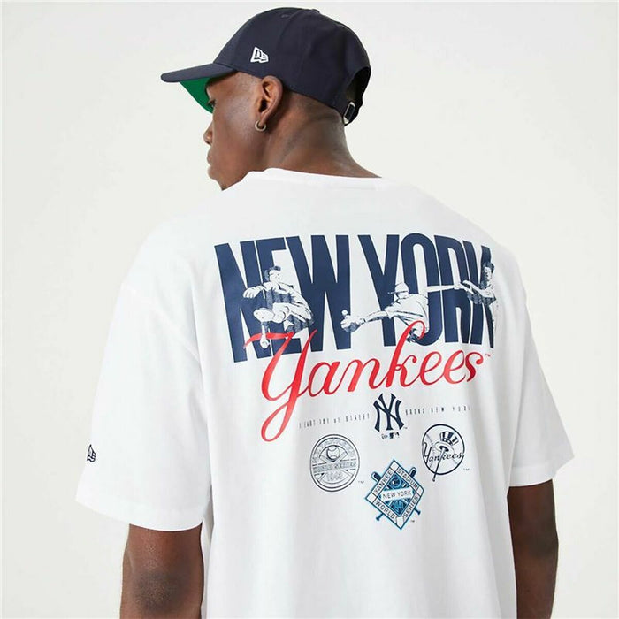Tricou cu Mânecă Scurtă Bărbați New Era MLB New York Yankees