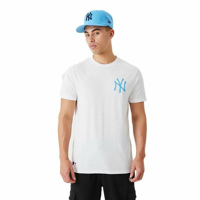Tricou cu Mânecă Scurtă Bărbați New Era League Essentials New York Yankees.